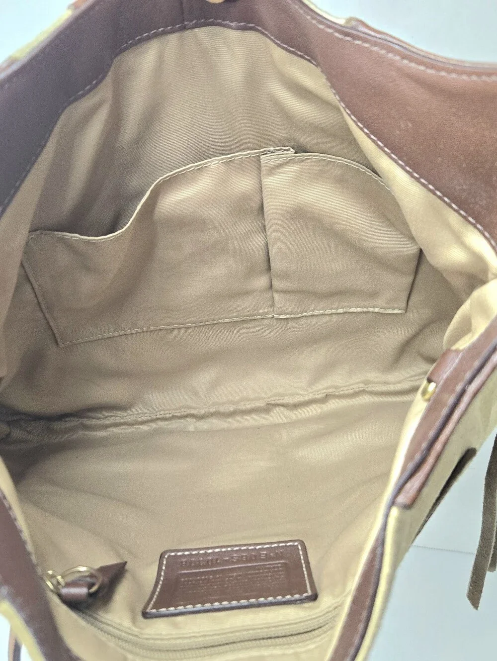 Coach Patchwork Hobo handbag. Brown/gold.